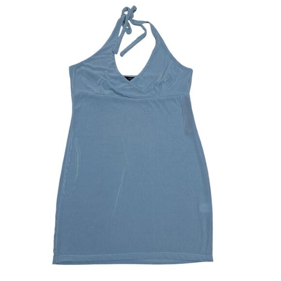 Finesse Dani Blueberry Halter Bodycon Mini Dress Size 1X NWT - Picture 6 of 14